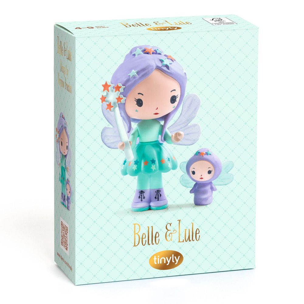 Djeco Personaggio Snodabile Tinyly Belle e Lule con Accessori