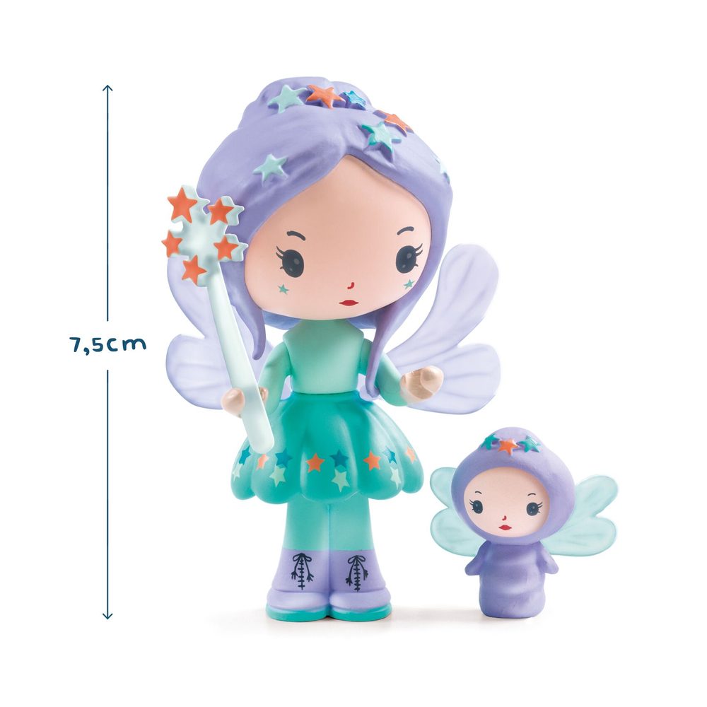 Djeco Personaggio Snodabile Tinyly Belle e Lule con Accessori