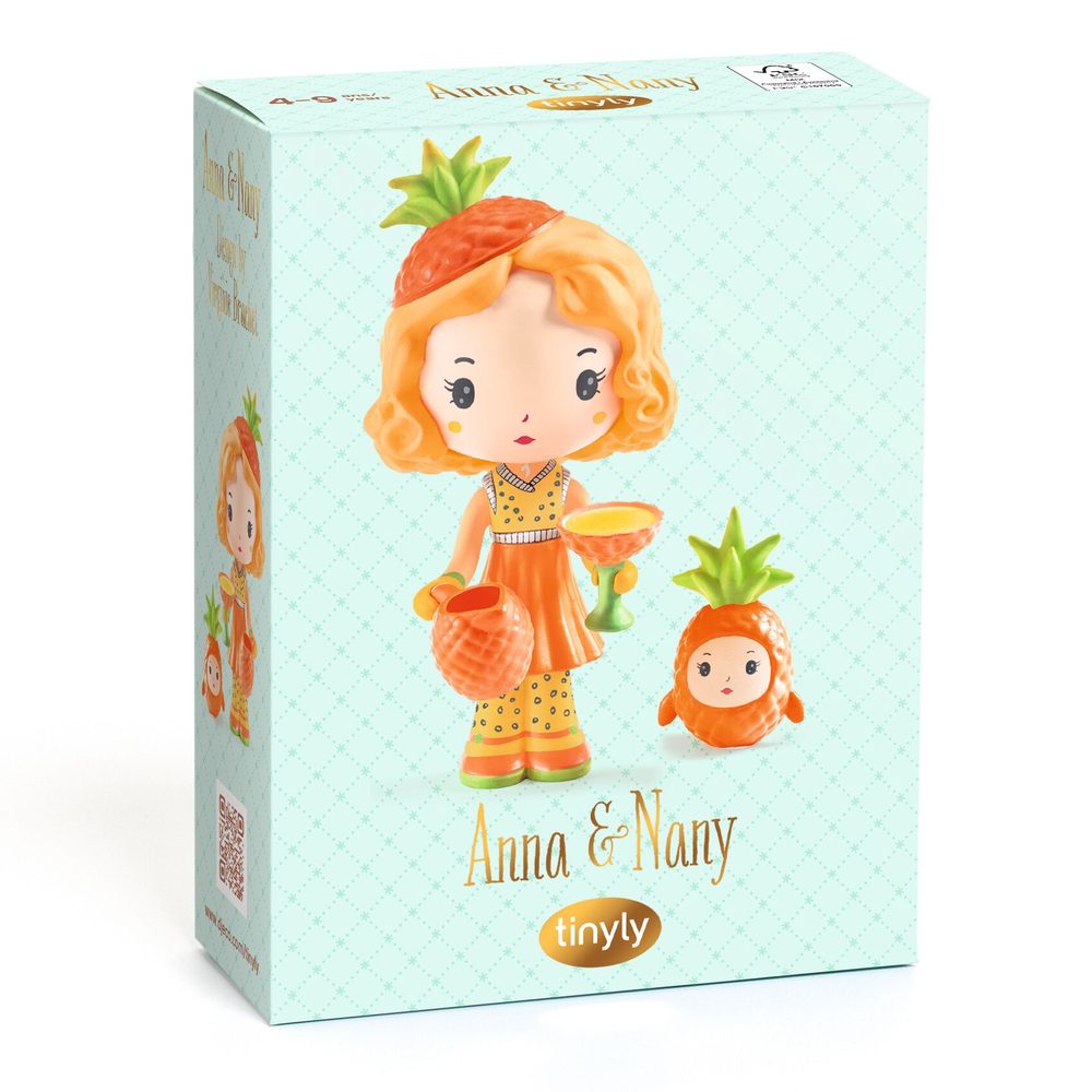 Djeco Personaggio Snodabile Tinyly Anna e Nany con Accessori