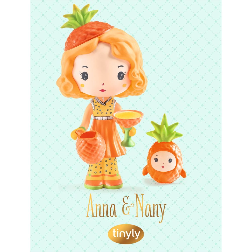Djeco Personaggio Snodabile Tinyly Anna e Nany con Accessori