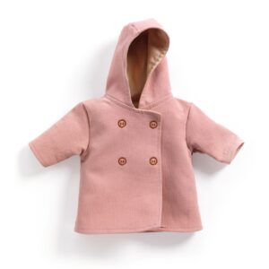 Djeco Cappotto con Cappuccio per Bambole Pomea 28-34 cm