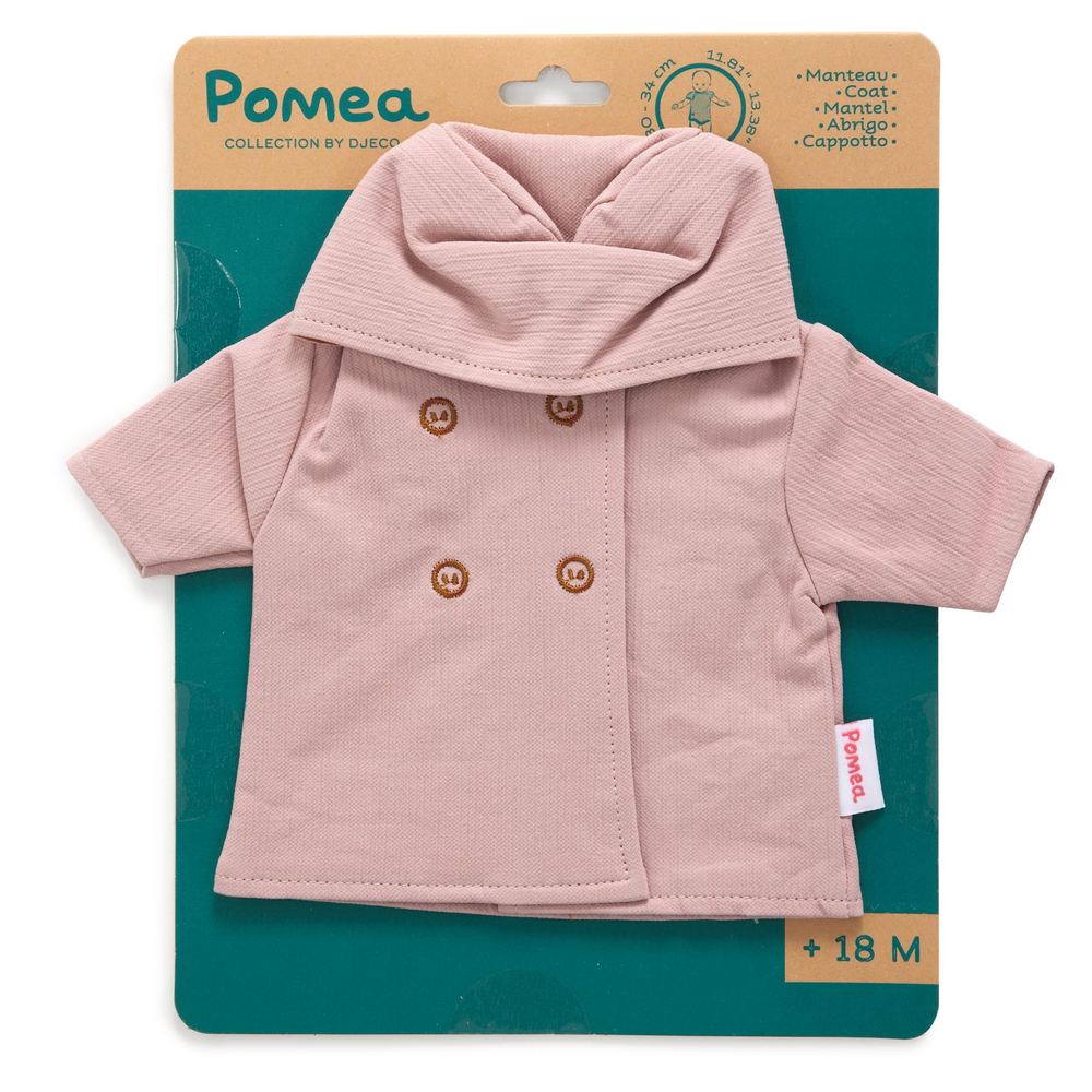 Djeco Cappotto con Cappuccio per Bambole Pomea 28-34 cm