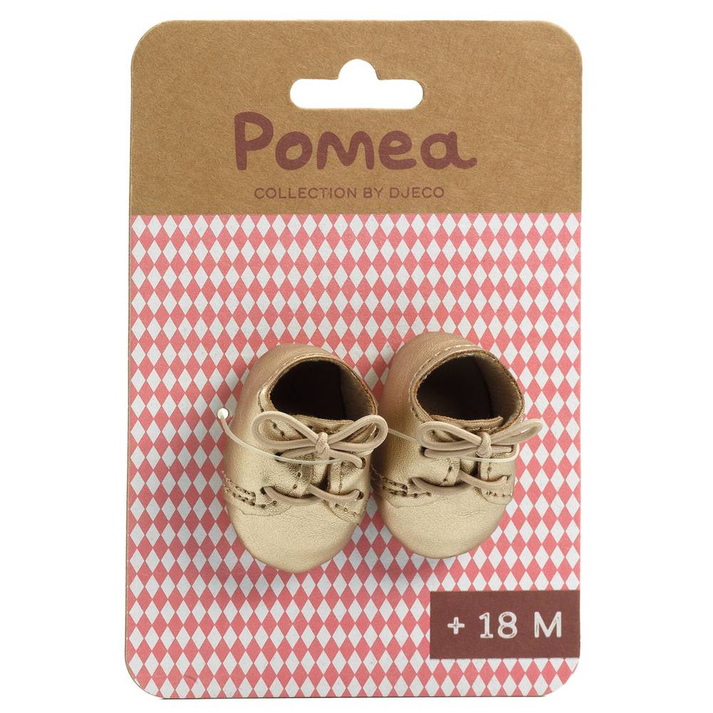 Djeco Scarpe d'Oro Stringate per Bambole