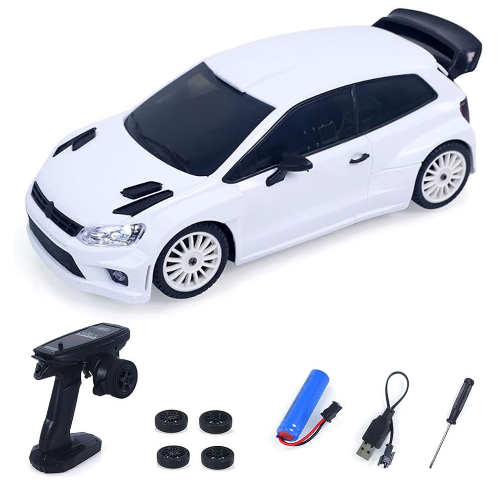 LDR/C Model Auto Radiocomandata 2,4GHz Proporzionale, Drifting Car White