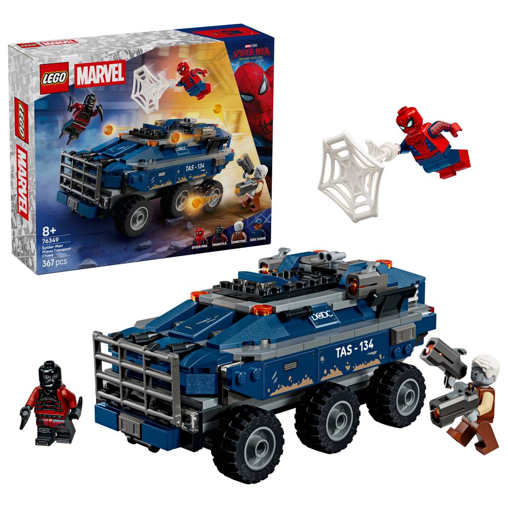 LEGO Marvel 76349 Spider-Man: Inseguimento Trasportatore Di Detenuti