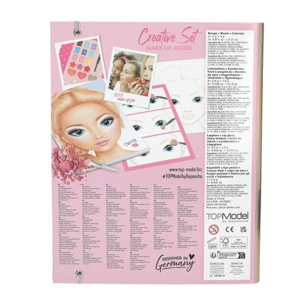 Top Model Album Make Up Creative Folder Con Palette Trucchi