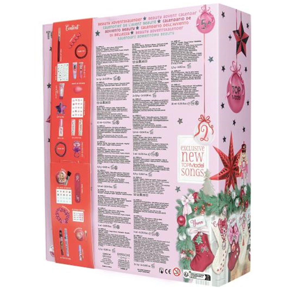 Top Model Calendario Dell'Avvento Beauty Con 24 Sorprese