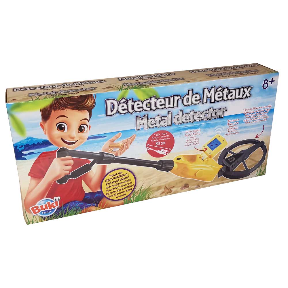 Buki Metal Detector Funzionante Con LCD Digitale Per Bambini Dagli 8 Anni