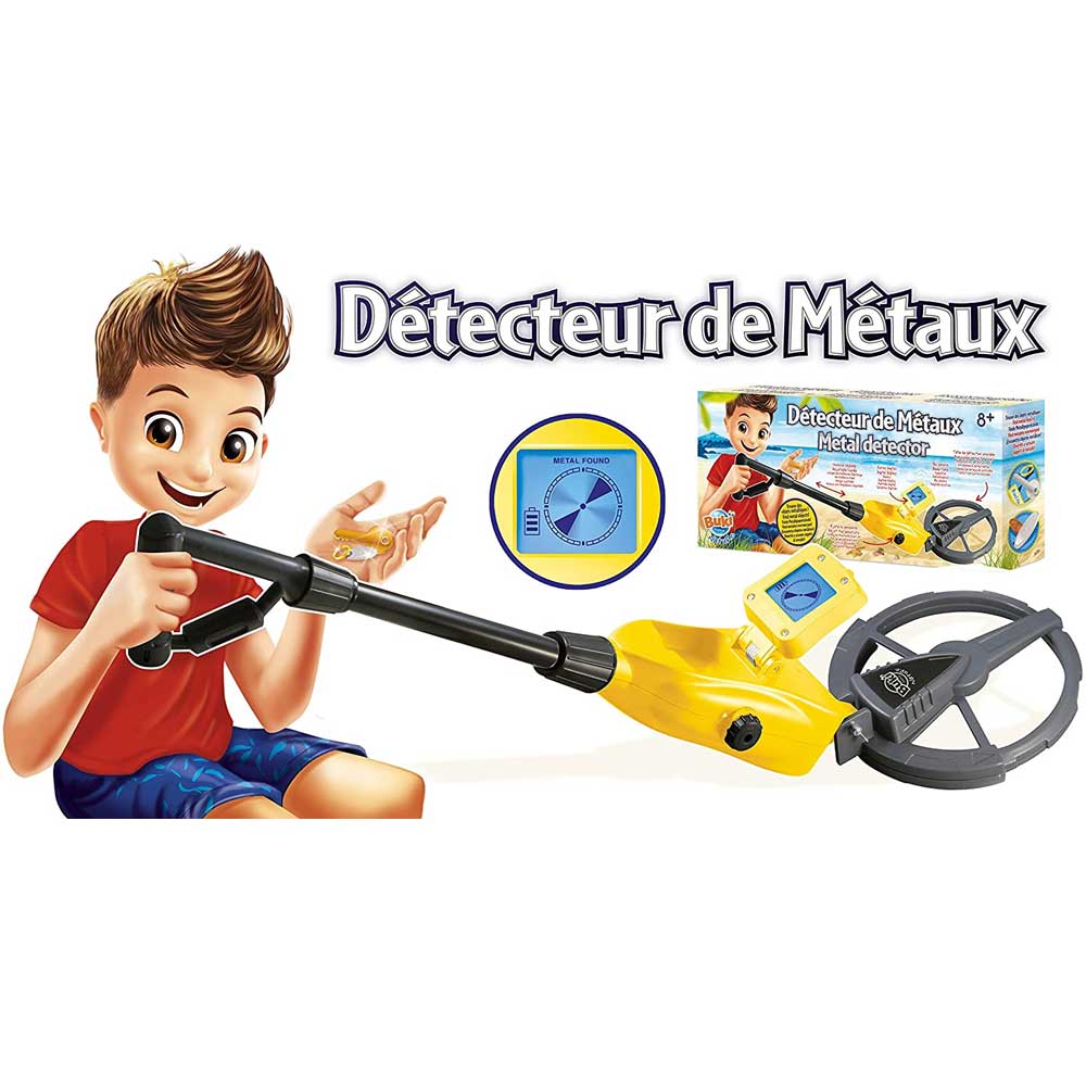 Buki Metal Detector Funzionante Con LCD Digitale Per Bambini Dagli 8 Anni